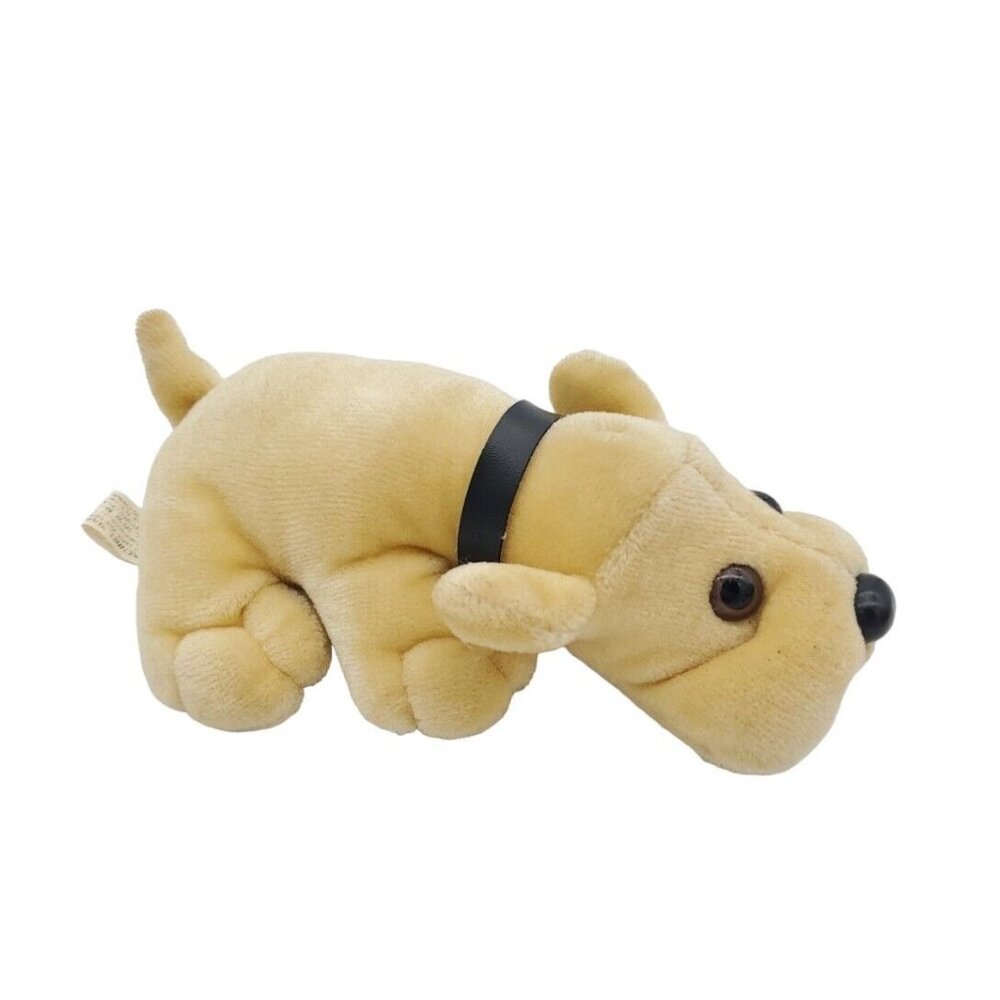 Vintage 1986 Kennel Kuddlees Puppy‎ Dog Plush Stuffed Animal 6" Beige